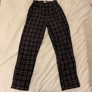 Brandy Melville plaid pants